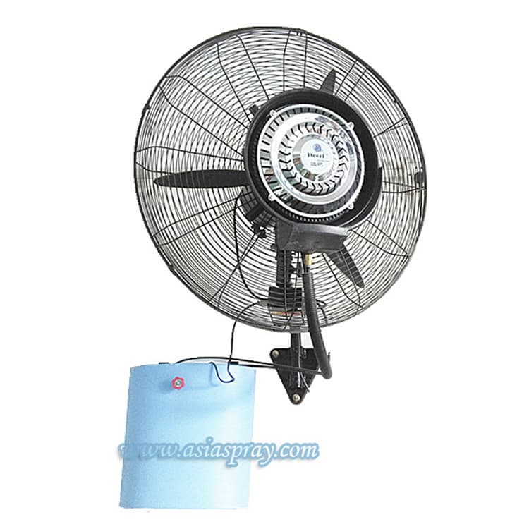 Economical wall mounted water spraying fan low cost
